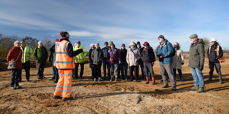 archaeology tour at Waterbeach